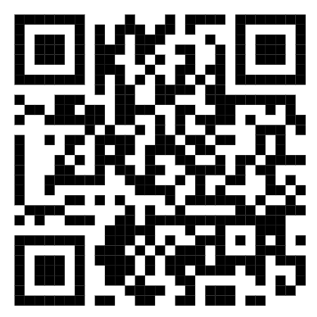 A black and white qr code on a white background.