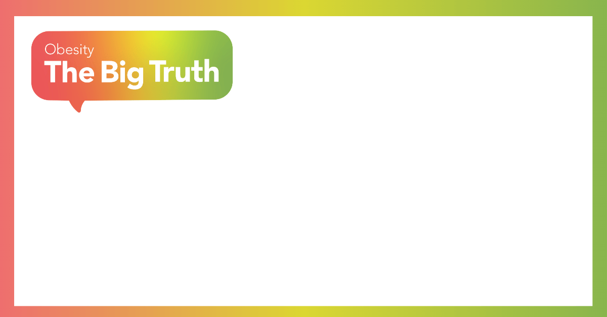 The big truth logo on a colorful background.